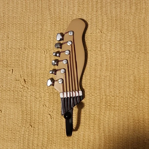 Guitar Headstock Wall Hooks Set Of 3 - Picture 3 of 15